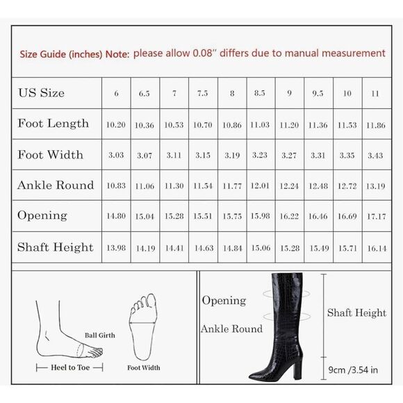 Modatope Knee High Boots Women Riding Boots for Women - Picture 9 of 9